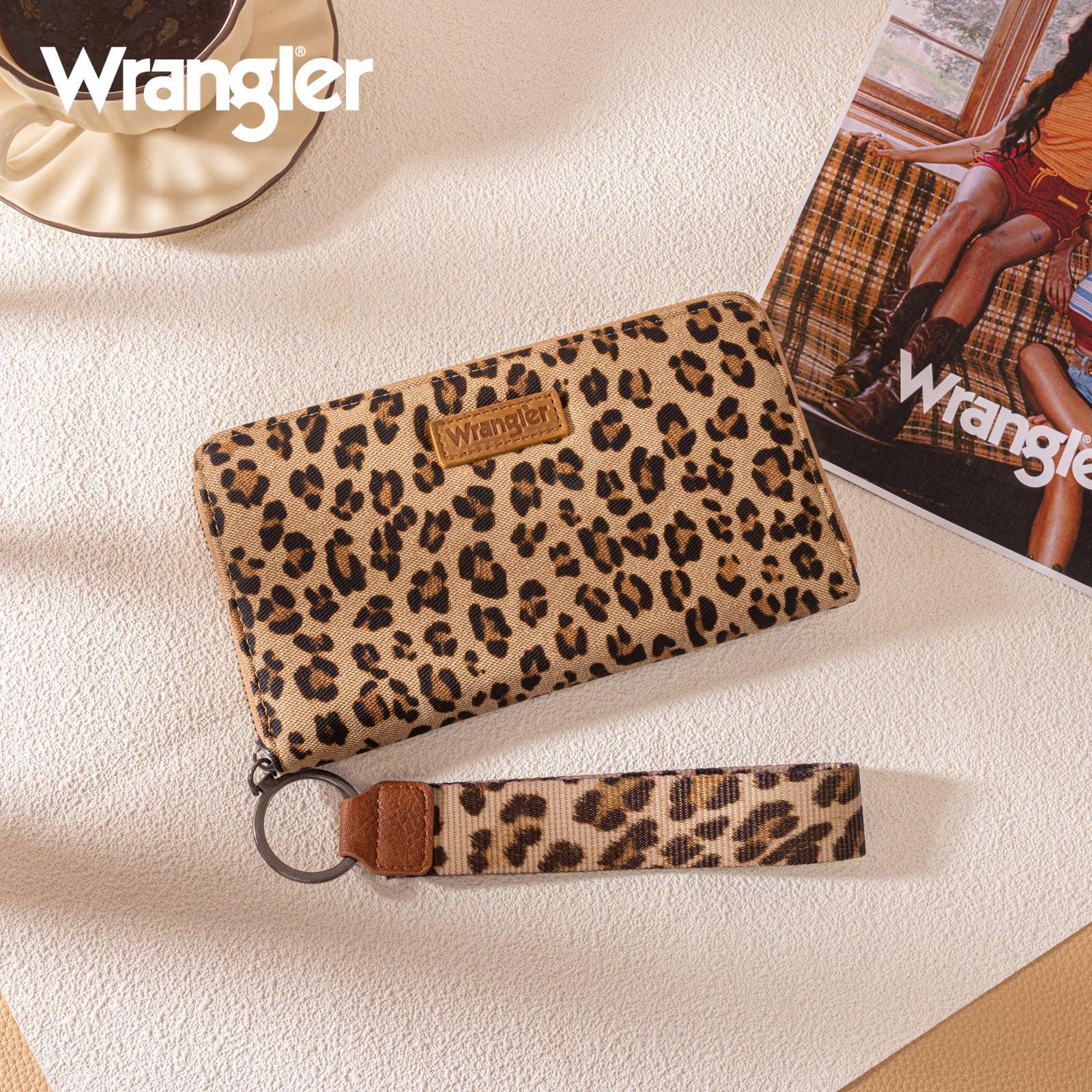 Wrangler Leopard Print Wallet/Wristlet - Leopard