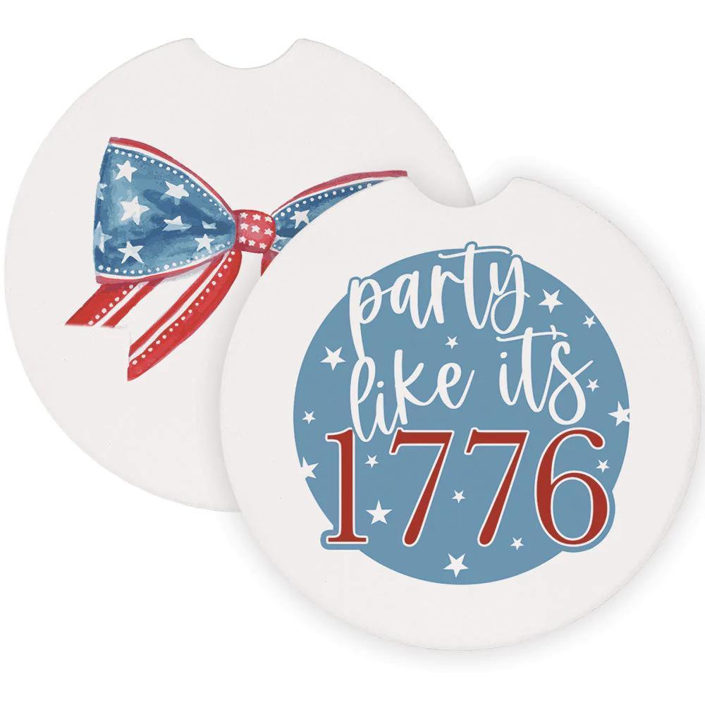Party 1776 Bow Car Coaster Set