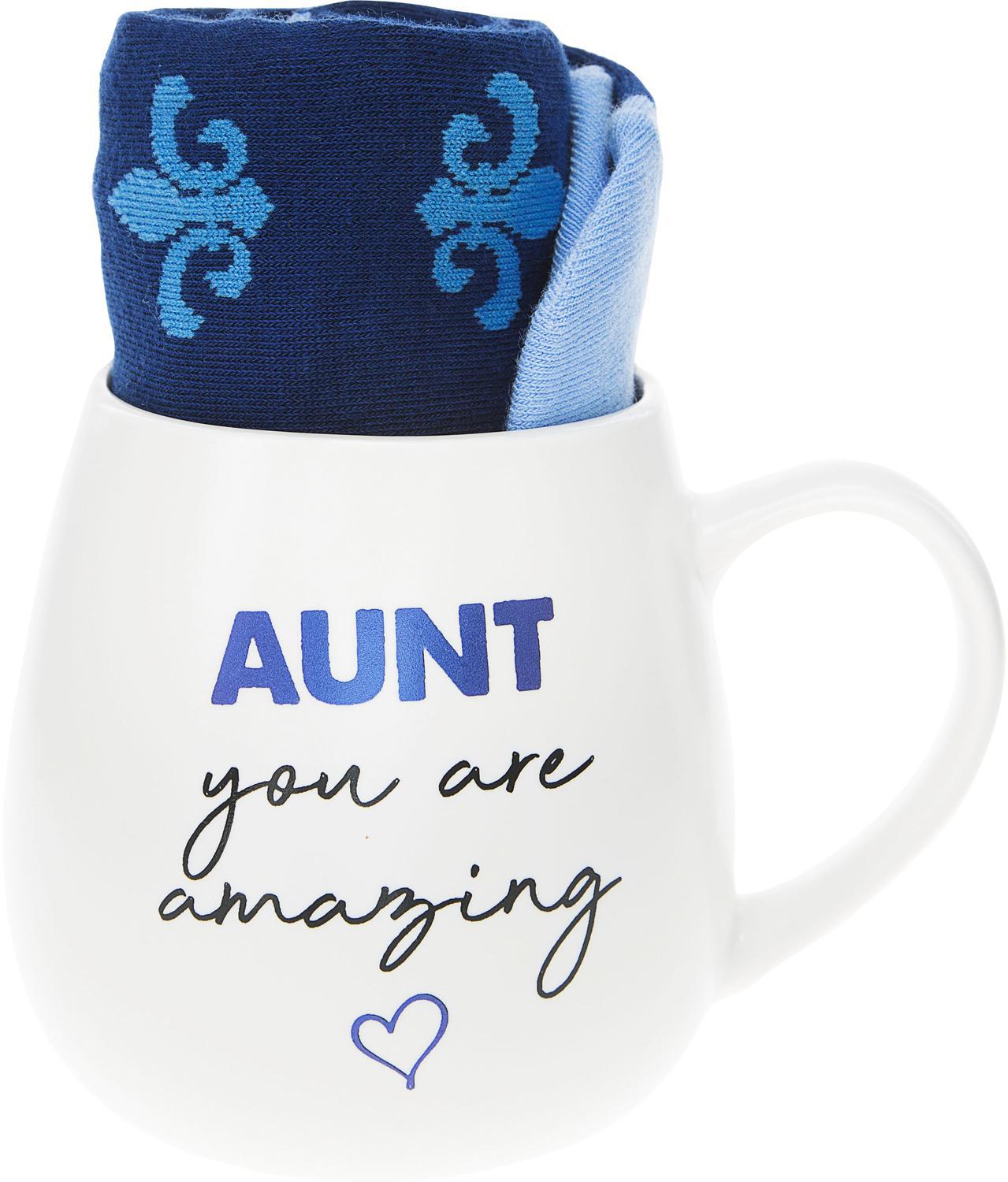 Aunt - 15.5 oz Mug and Sock Set