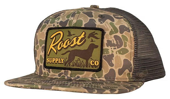 Roost Backwoods Camo Patch Hat