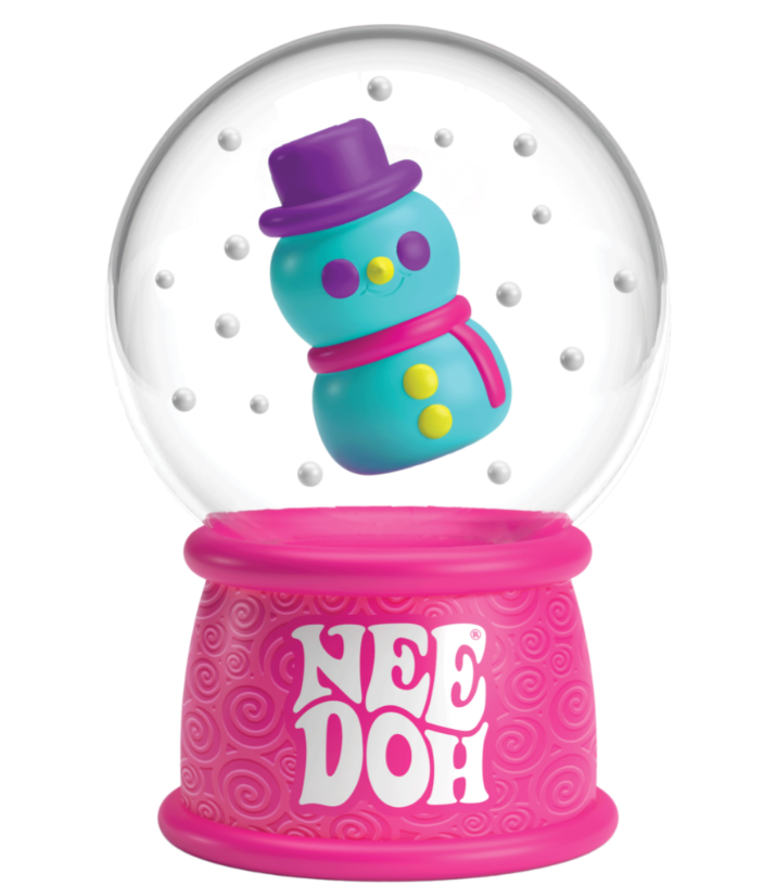 NeeDoh Squish N Flow Snow Globe