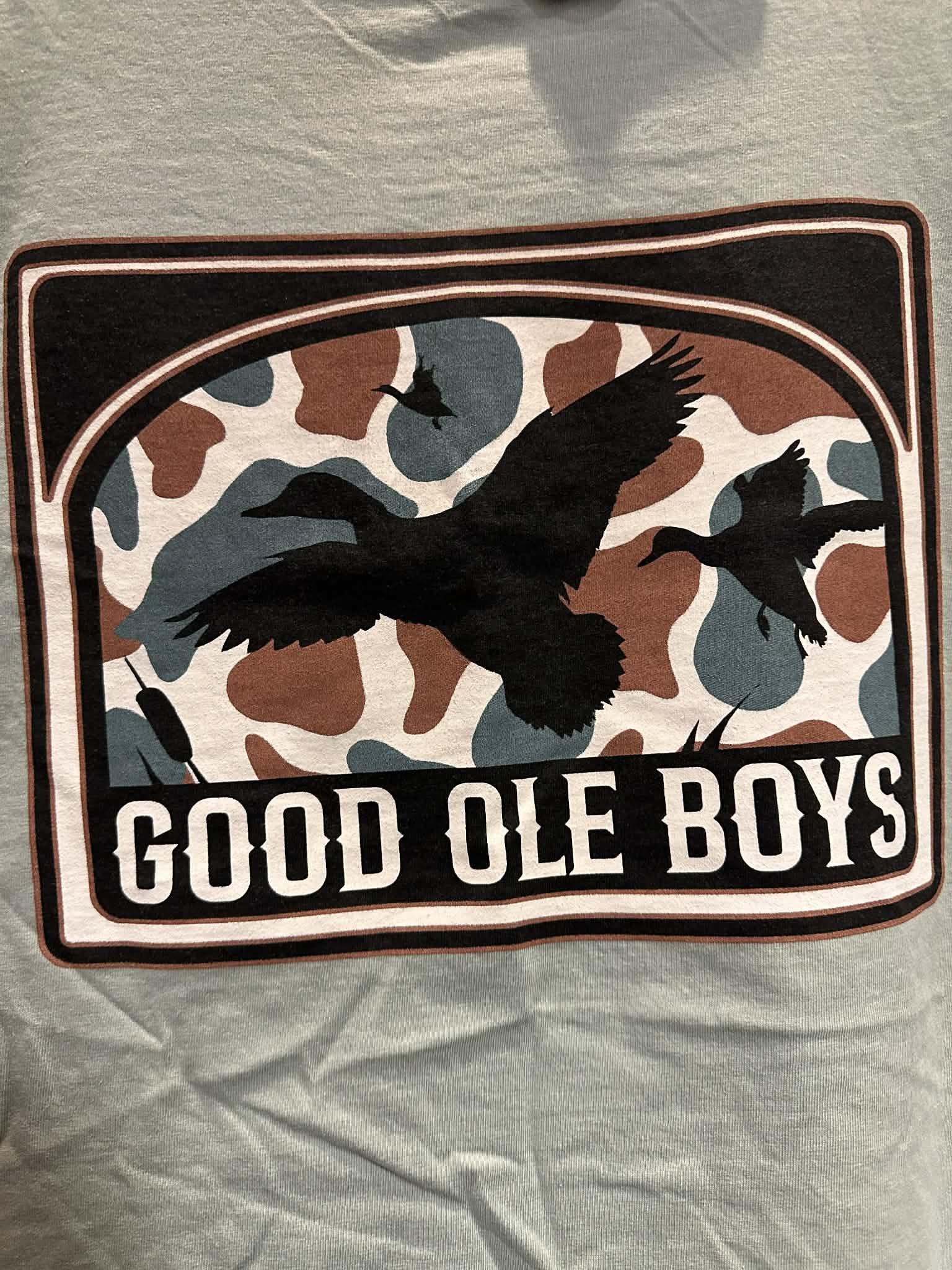 Ducks Landing Camo Logo Tee