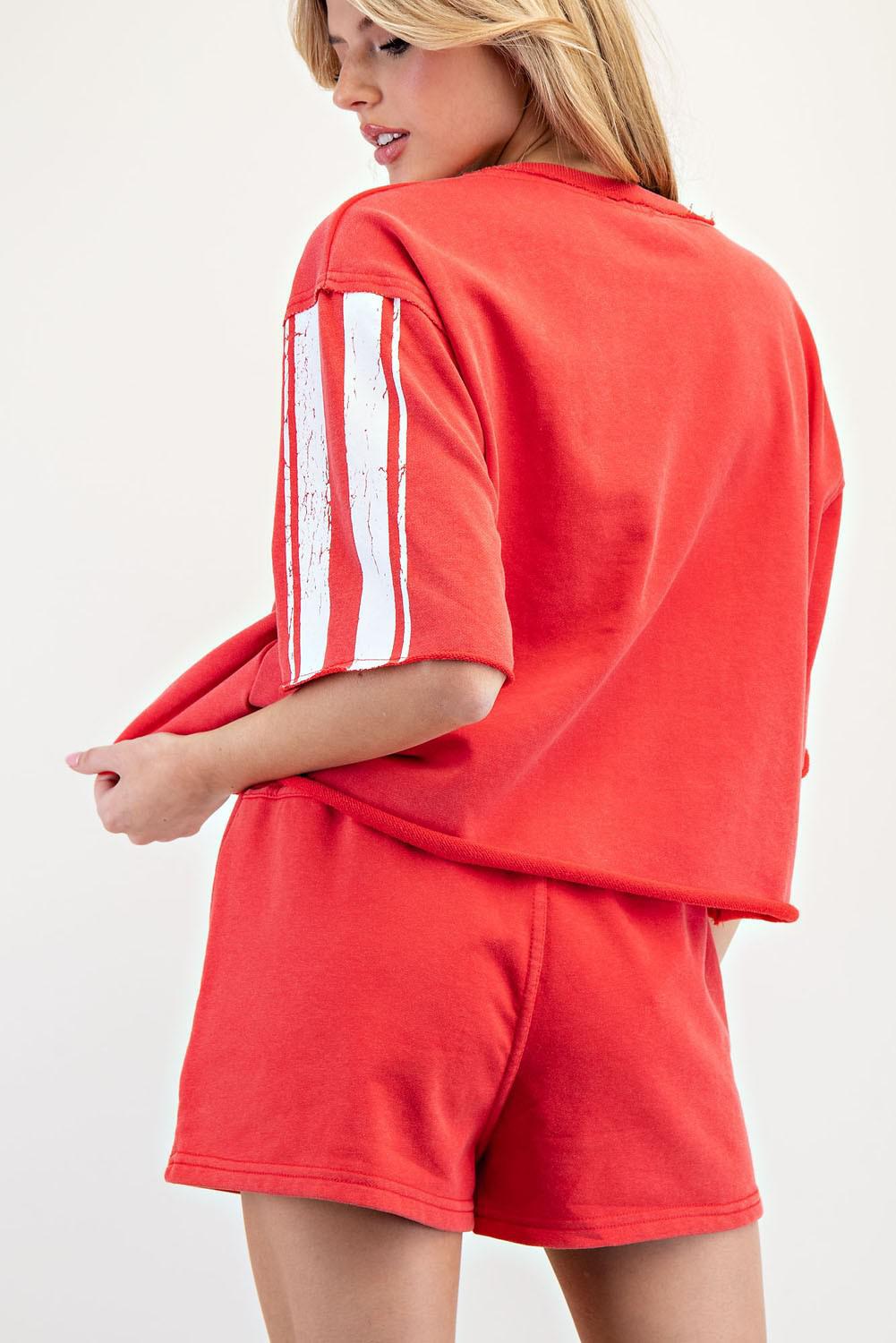 Mineral Washed 98 Varsity Top