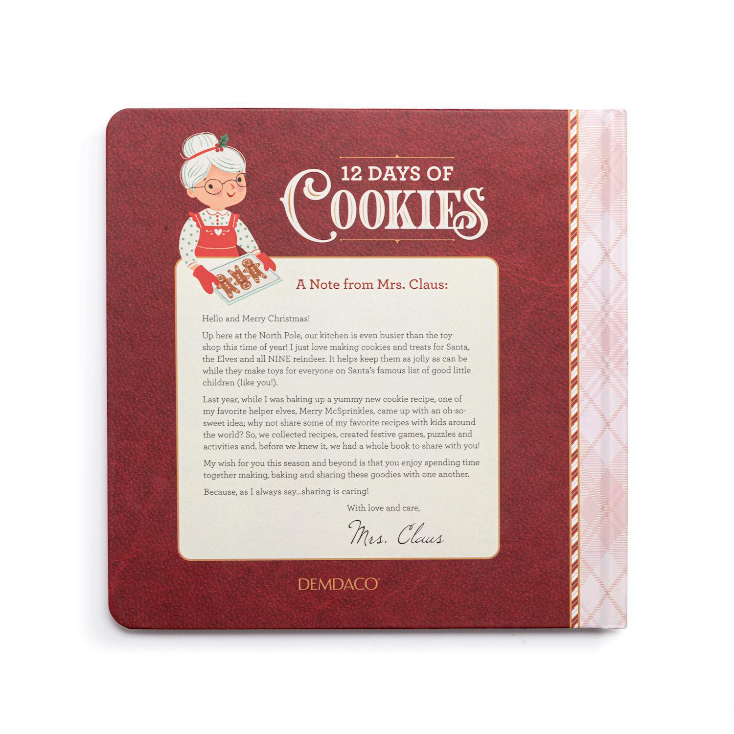 Mrs. Claus Caring Collection 12 Days of Cookies Countdown Recipe Book