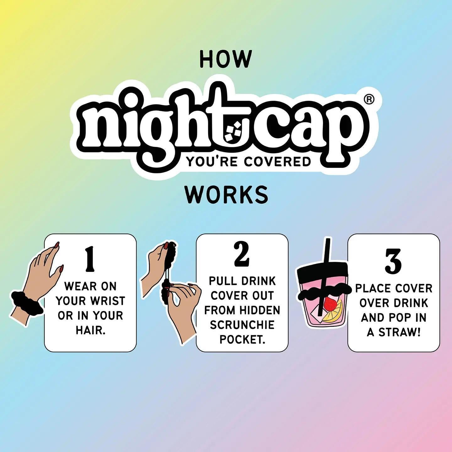 NightCap - Scrunchie Drink Cover