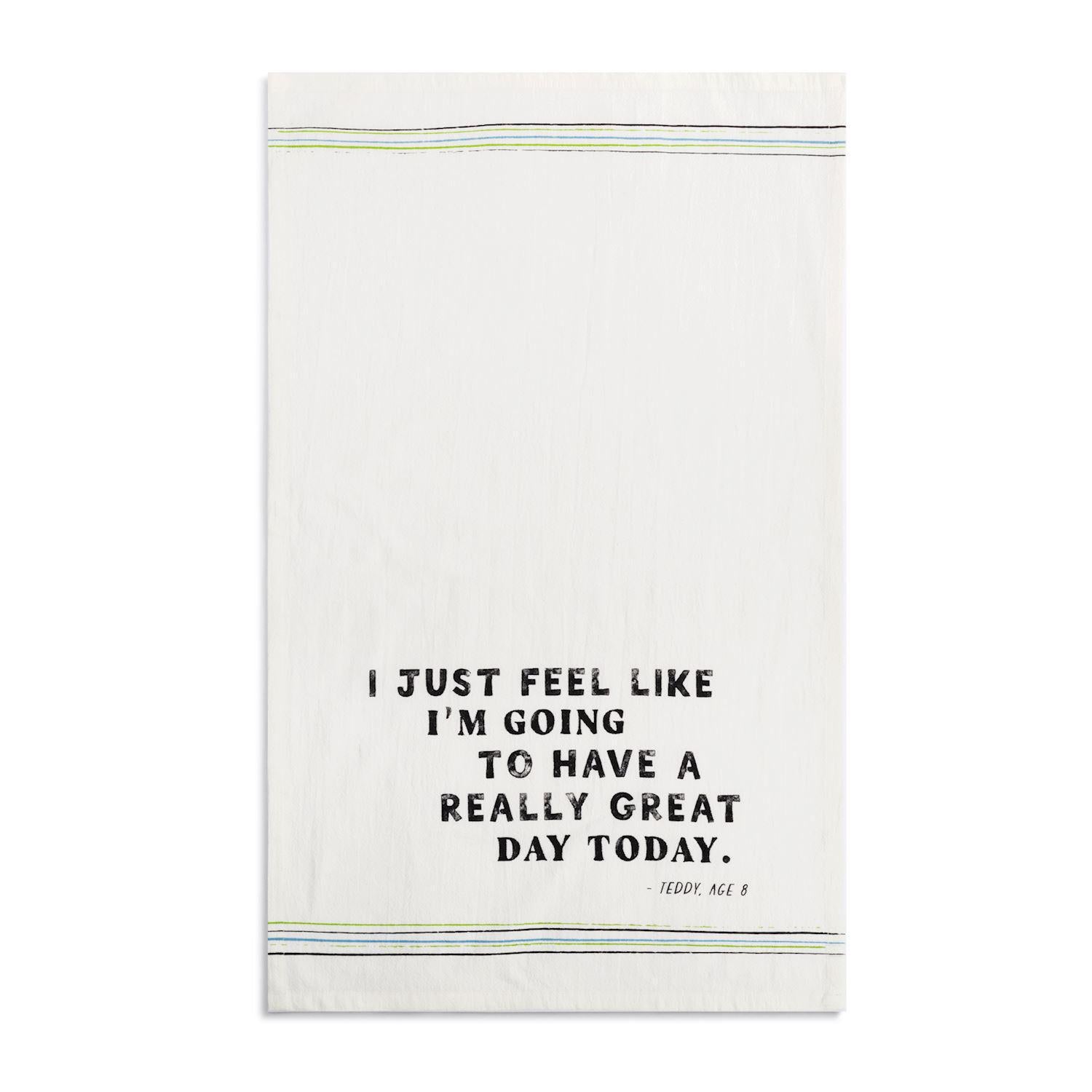Live From Snack Time Flour Sack Towel - 17x28in