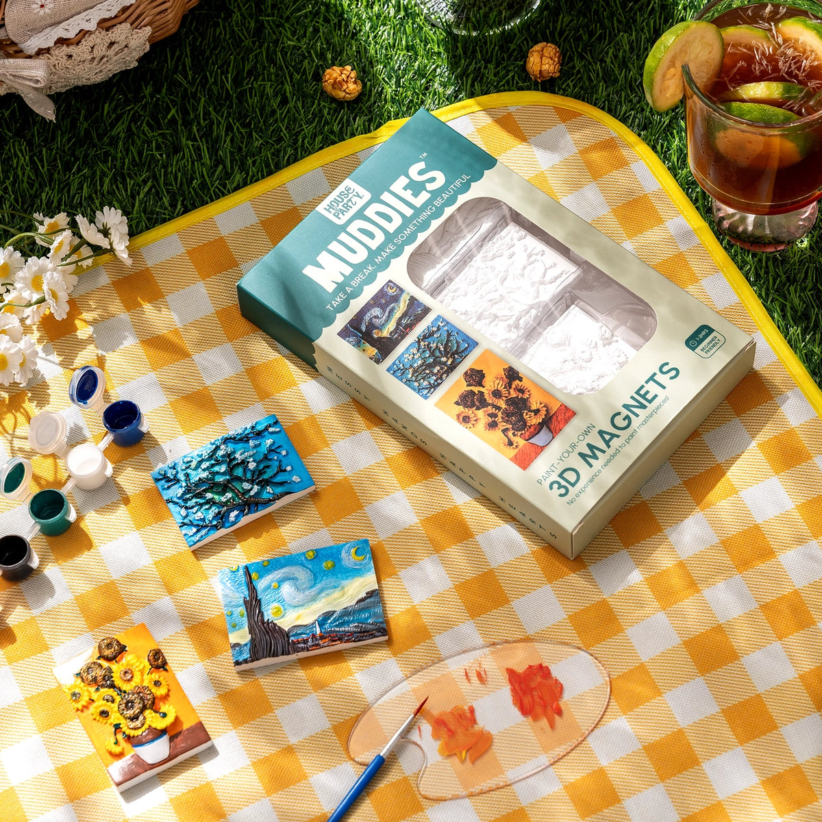 Craft Hero Muddies™ - Van Goghs Masterpieces - DIY Magnets