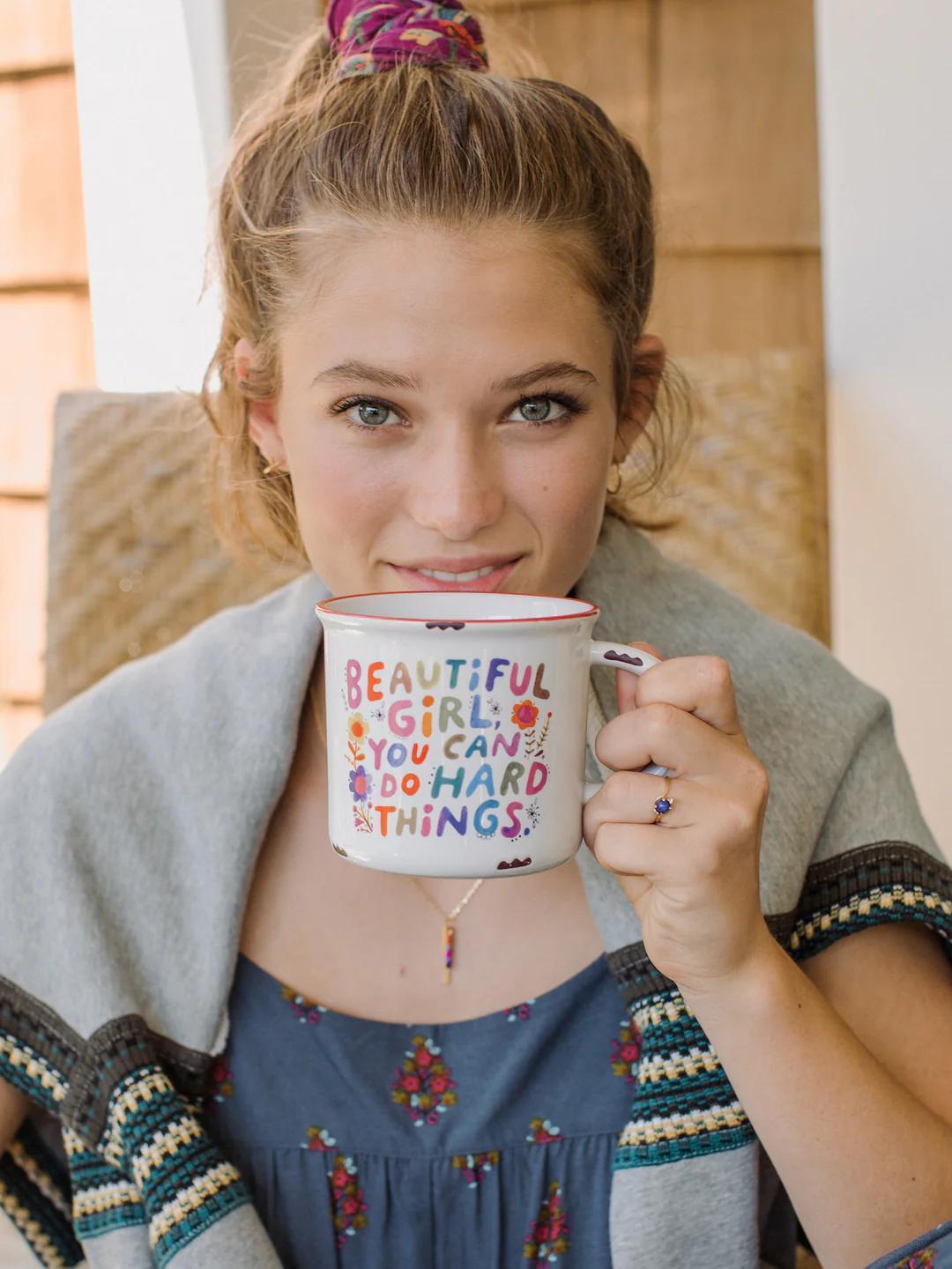 Camp Coffee Mug - Beautiful Girl