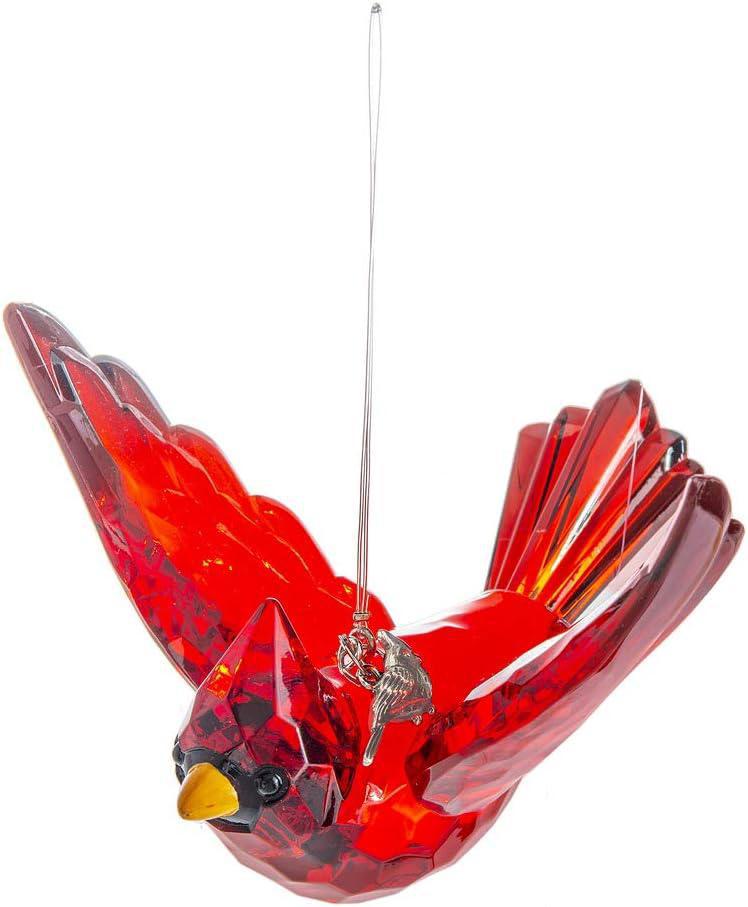 Acrylic Cardinal Ornament
