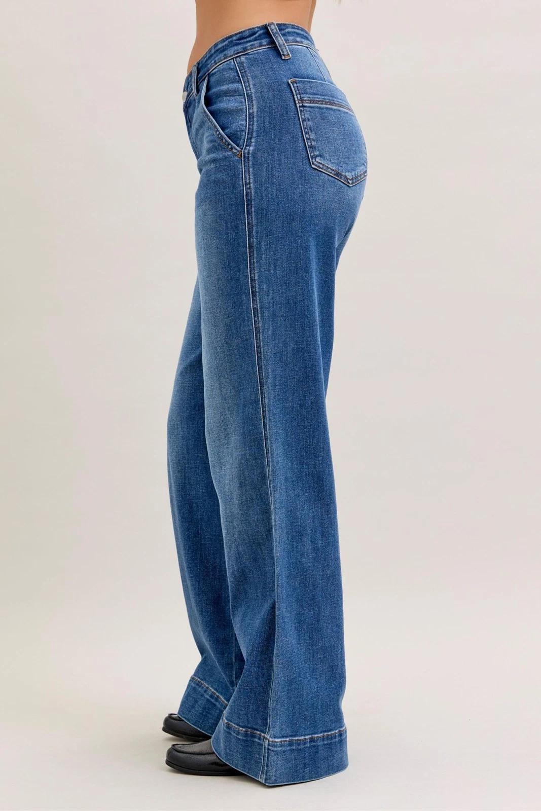 Judy Blue MR Trouser Retro Wide