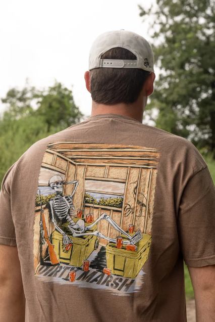 Skelly In Da Stand Tee | Espresso