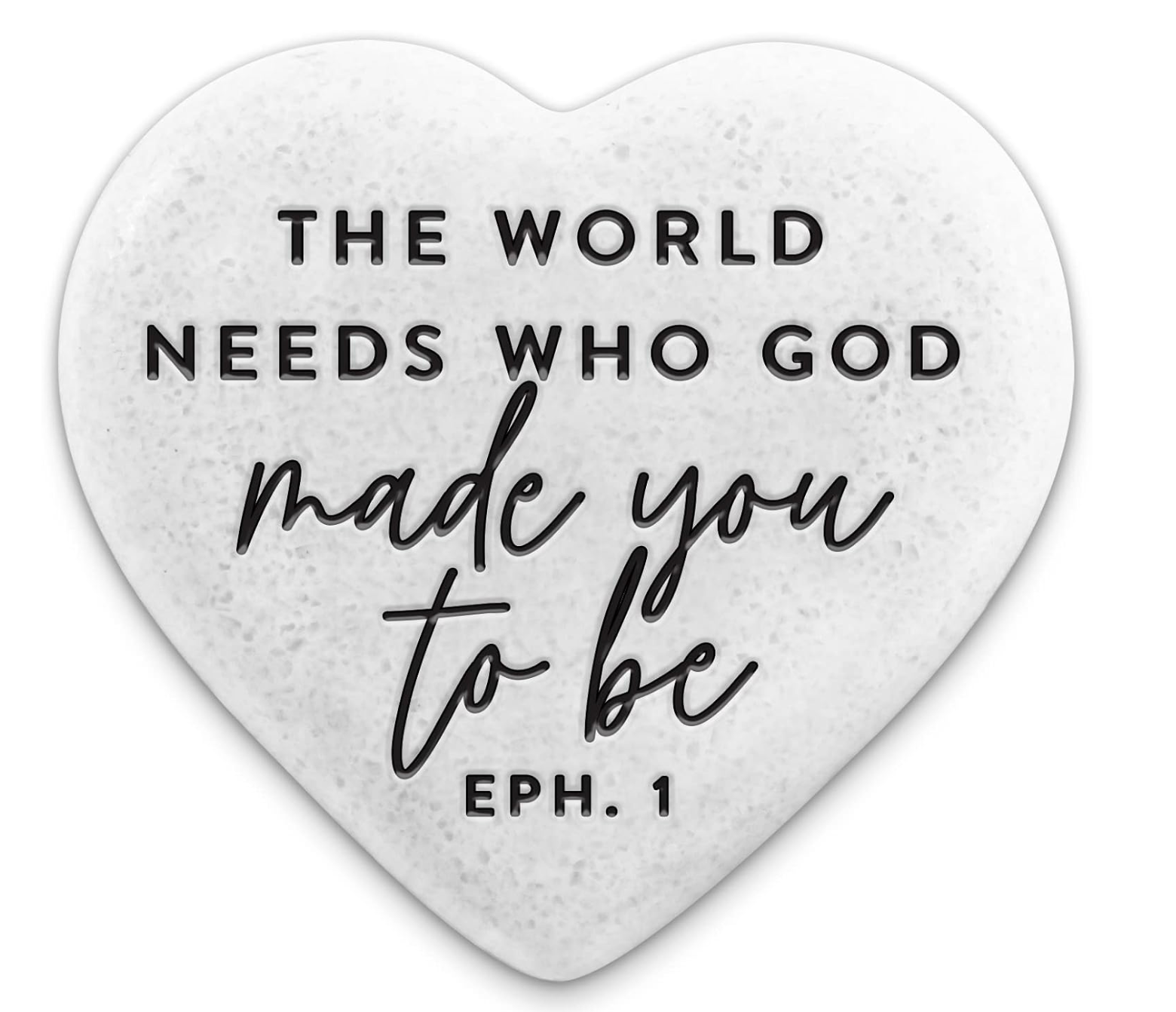 40749 Scripture Stone Heart Who God Made You