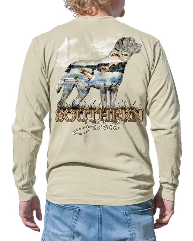 Lab Silhouette - Southern Strut Long Sleeve Tee