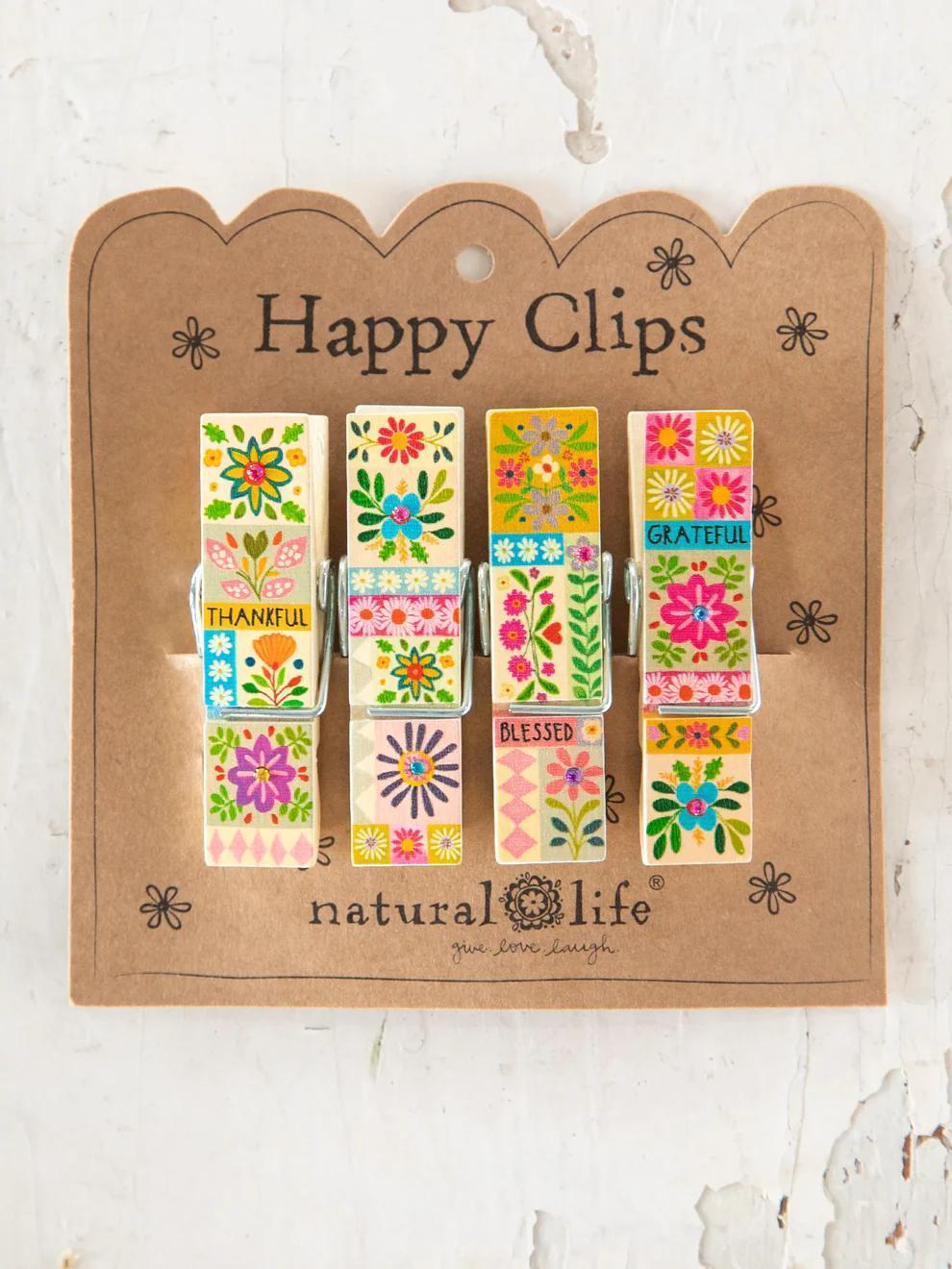 Happy Clips - Thankful Grateful Blessed