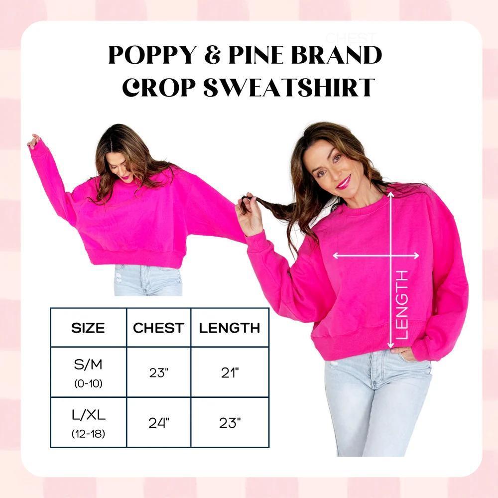 Rainbow Trout Crop Sweatshirt
