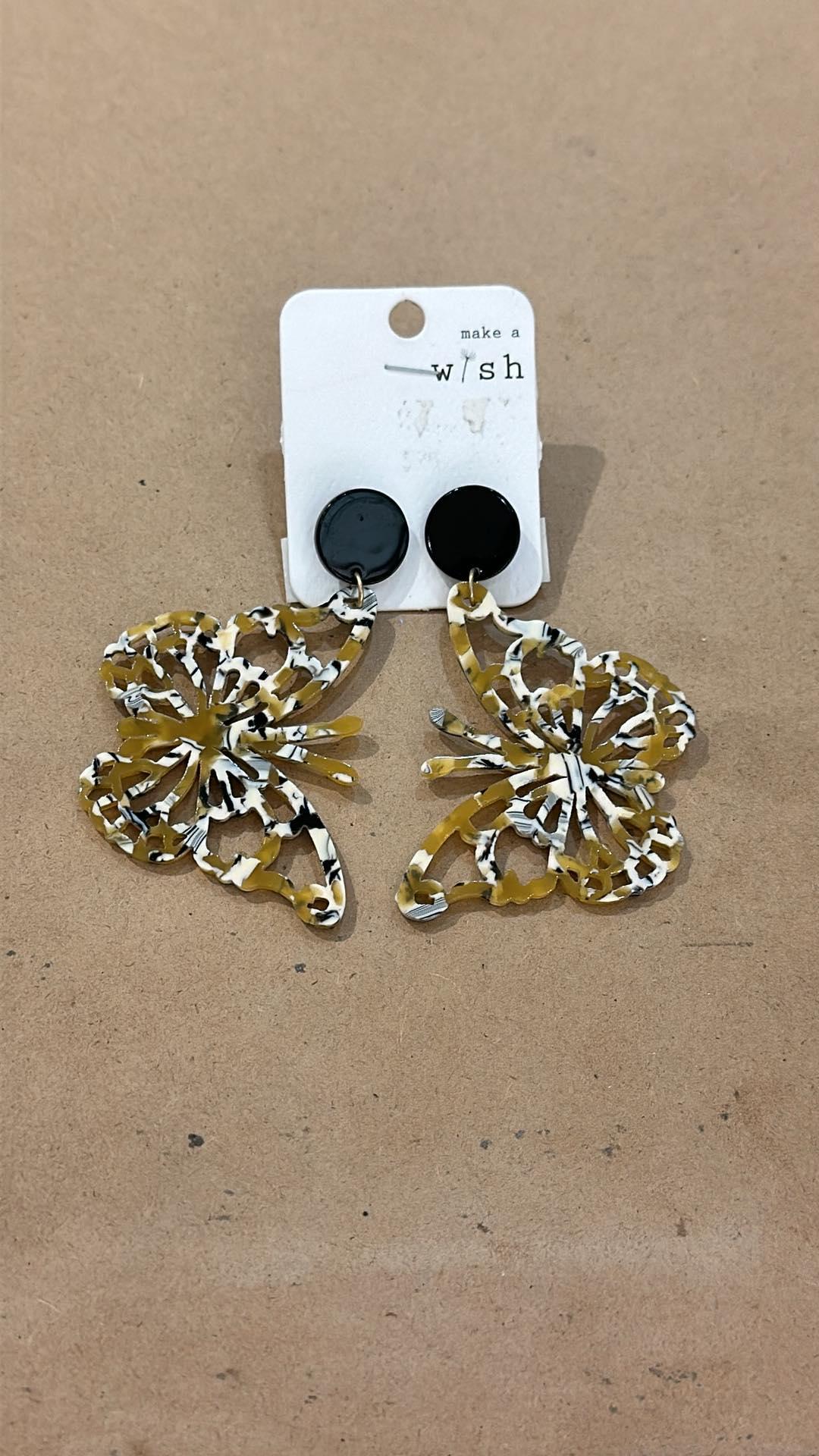 Butterfly Acrylic Earrings