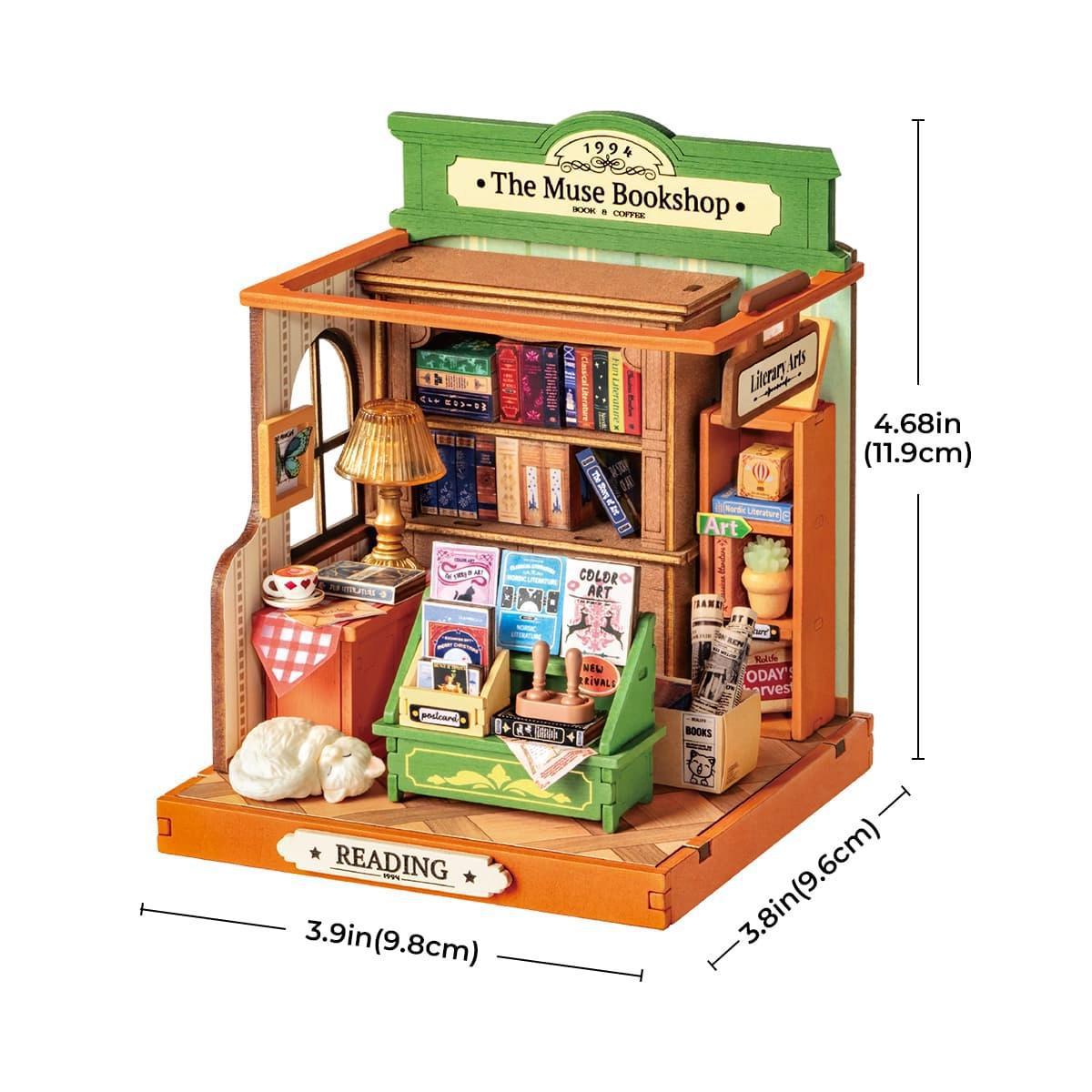 Rolife DIY Miniature House - The Muse Bookshop