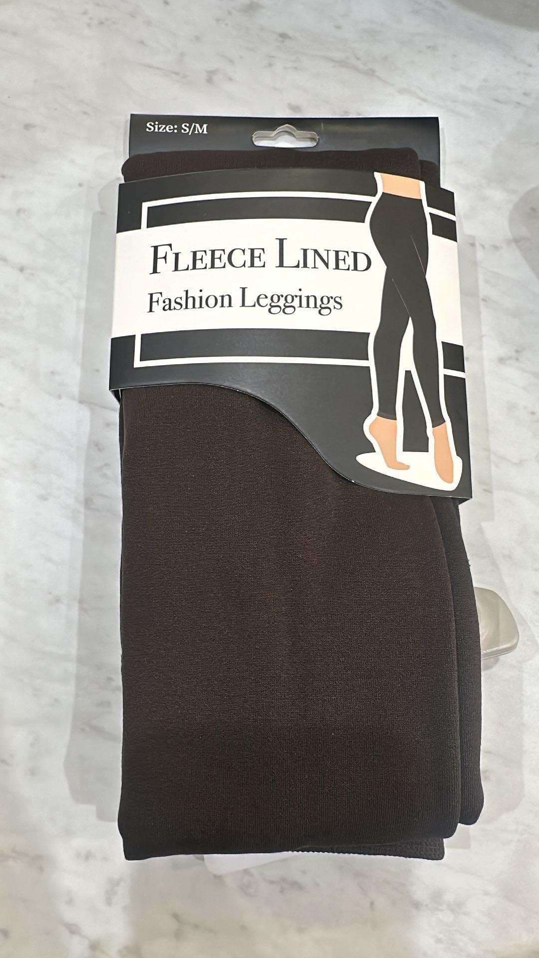Brown Fleece Lined Leggings