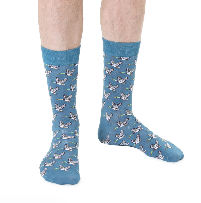 Duck Mens Bamboo Crew Socks