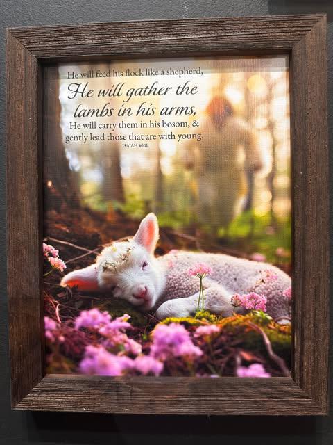 Scripture 8" x 10" Framed Image