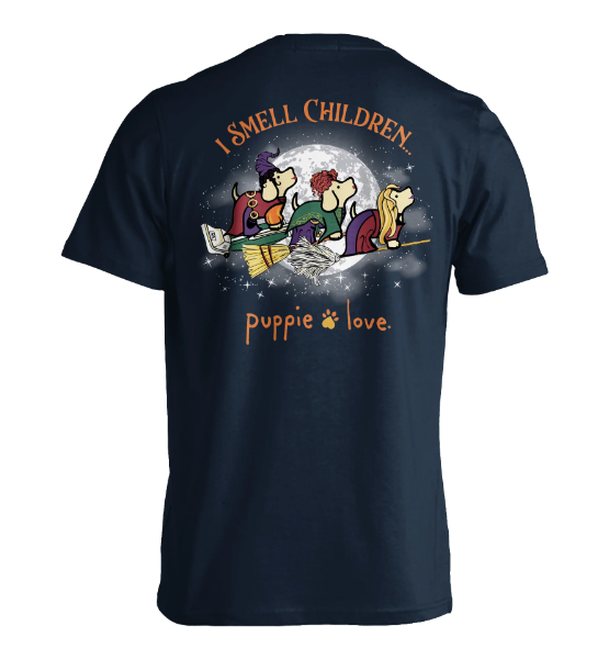 Puppie Love WITCH TRIO PUPS Tee