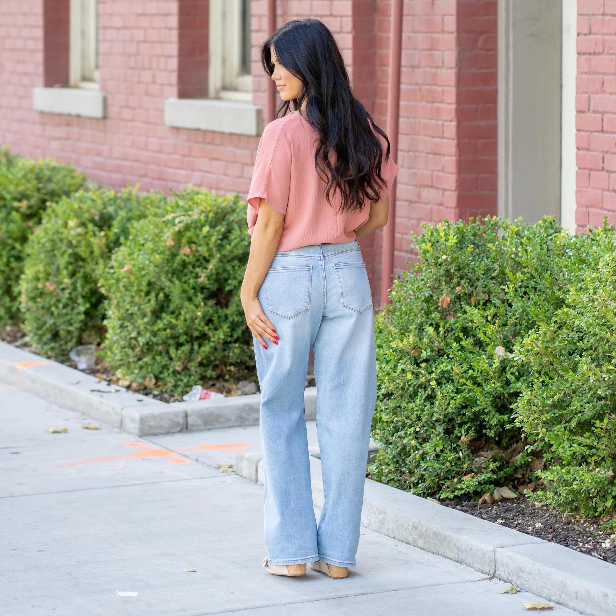 Judy Blue Wilhemina HW Rigid Magic Twisted Jeans