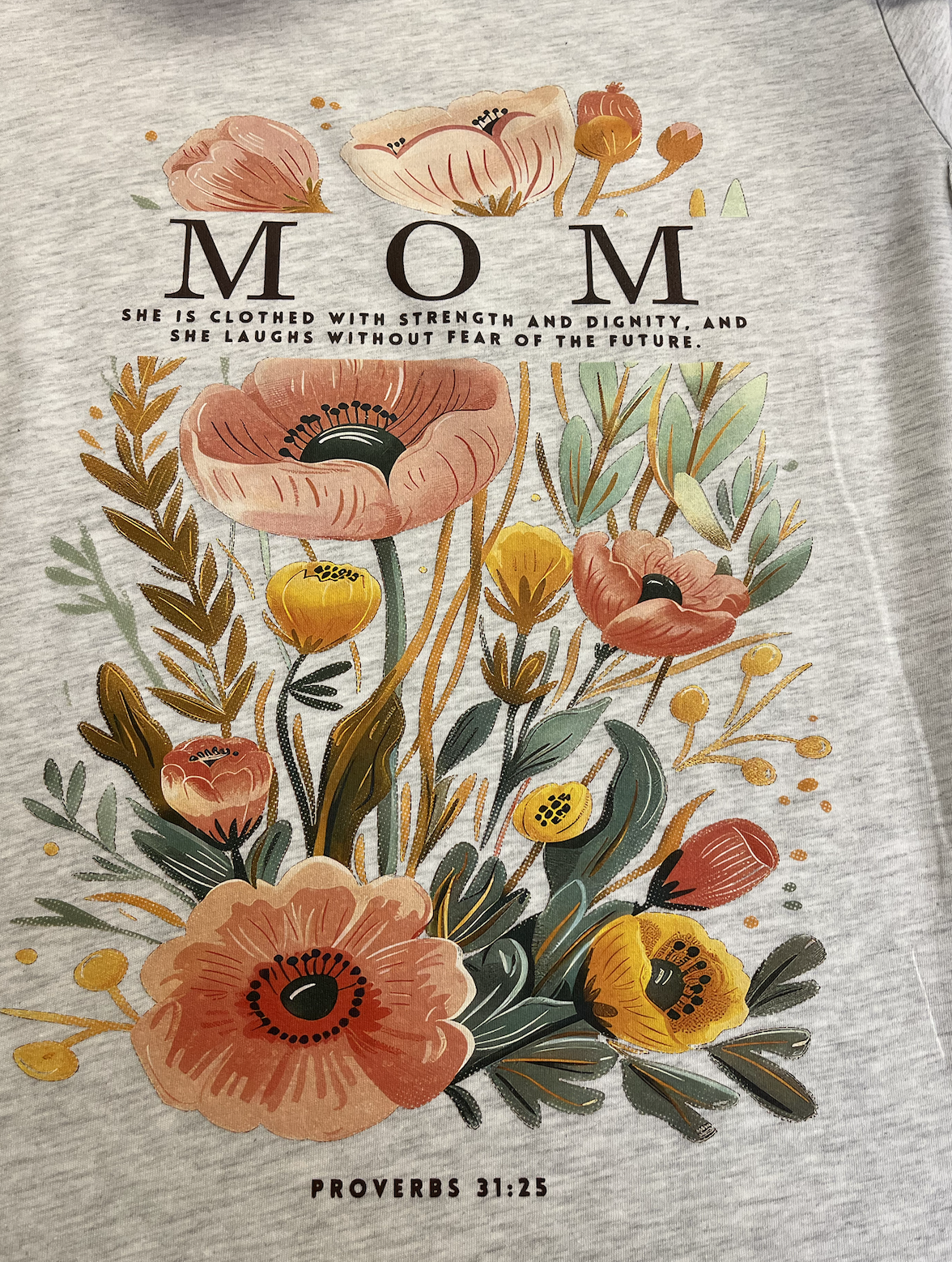 Mom Floral Tee