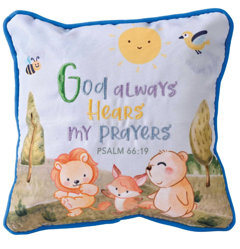 PP100 Kids Prayer Pillow Boy God Always Hears
