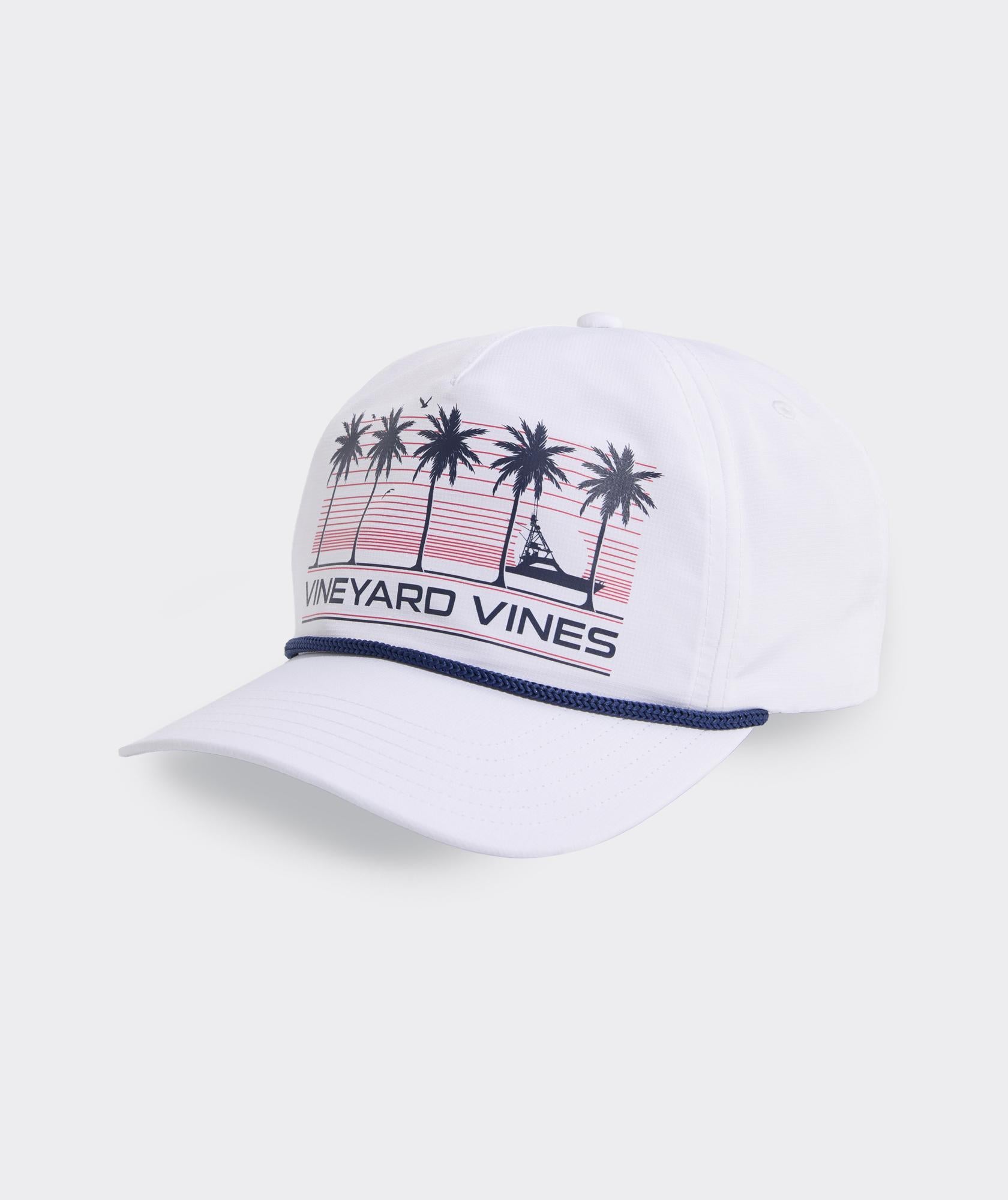VV Palms Performance Flat Brim Hat