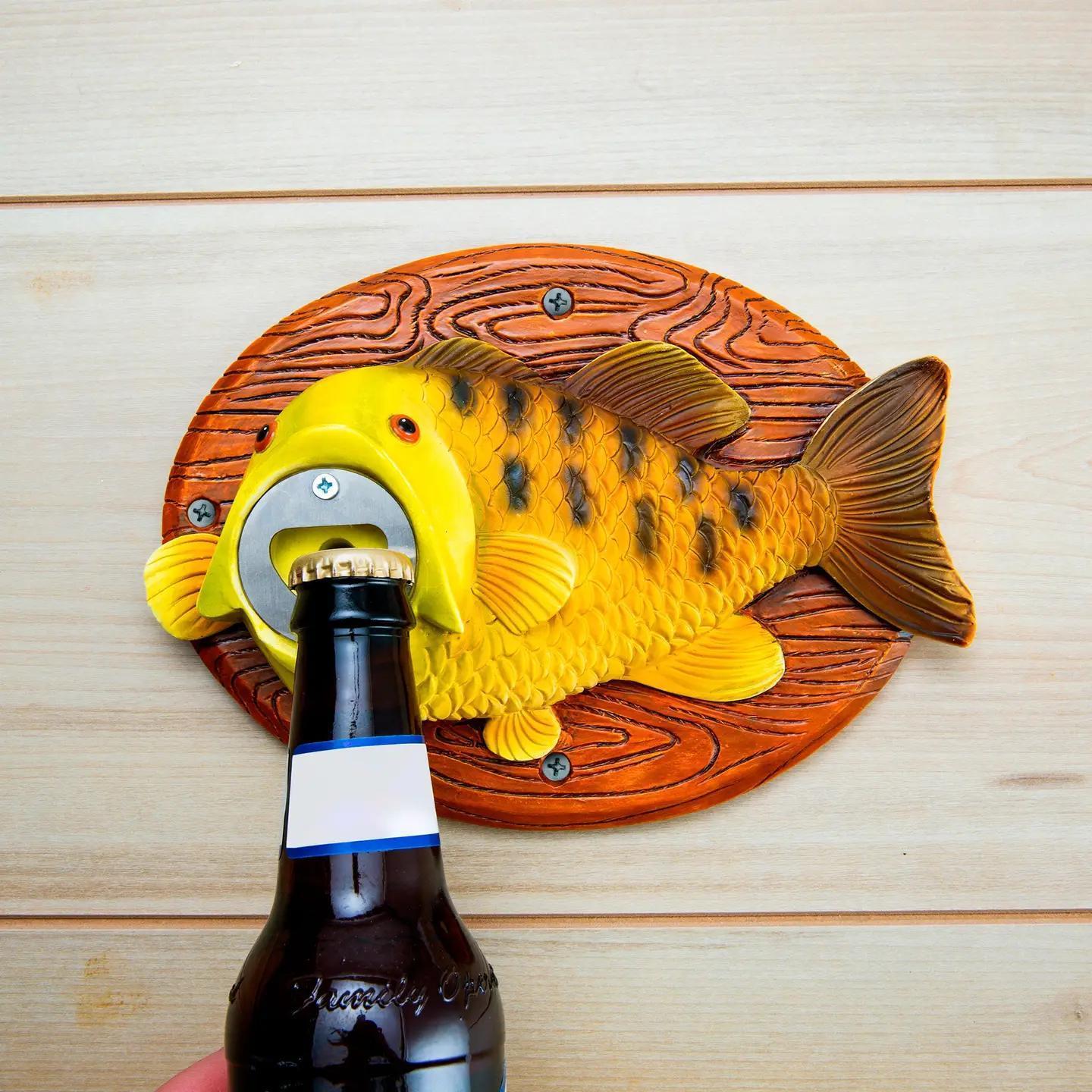 Mounted Fish Bottle Opener