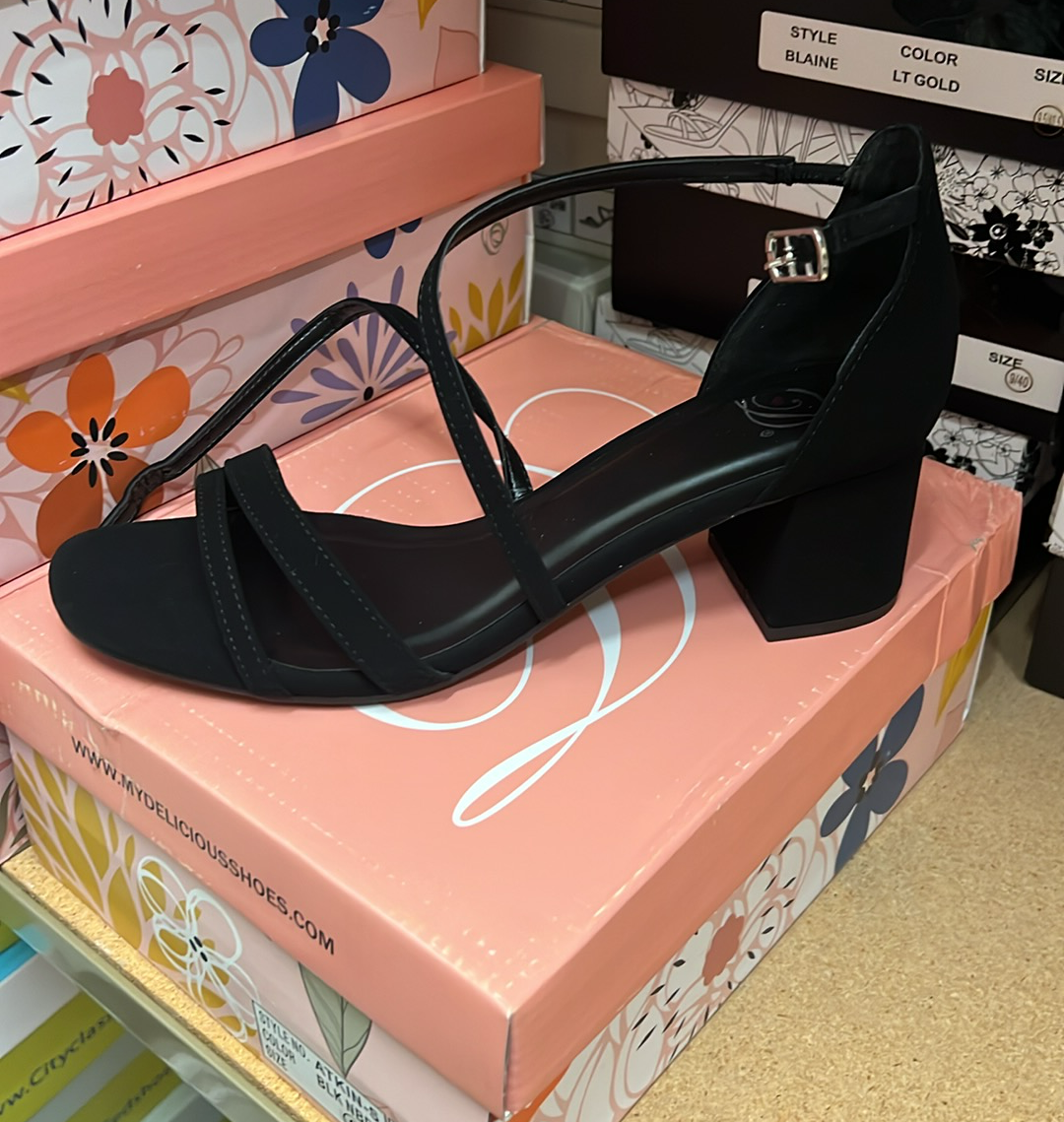Atkin Black Heels