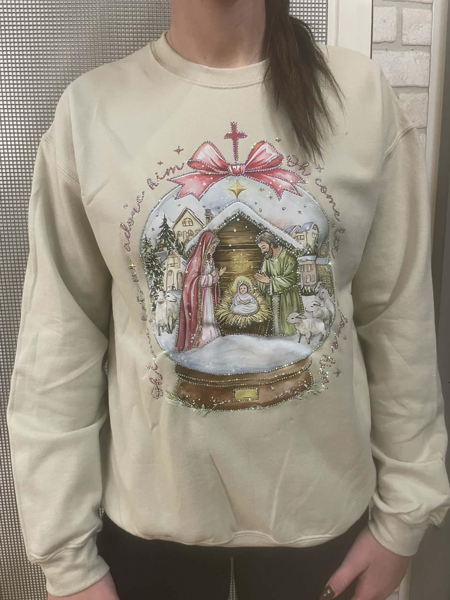 Let Us Adore Him Sweater