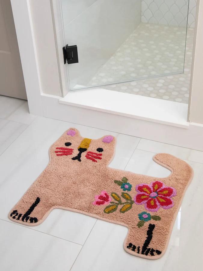 Tufted Cotton Bath Mat