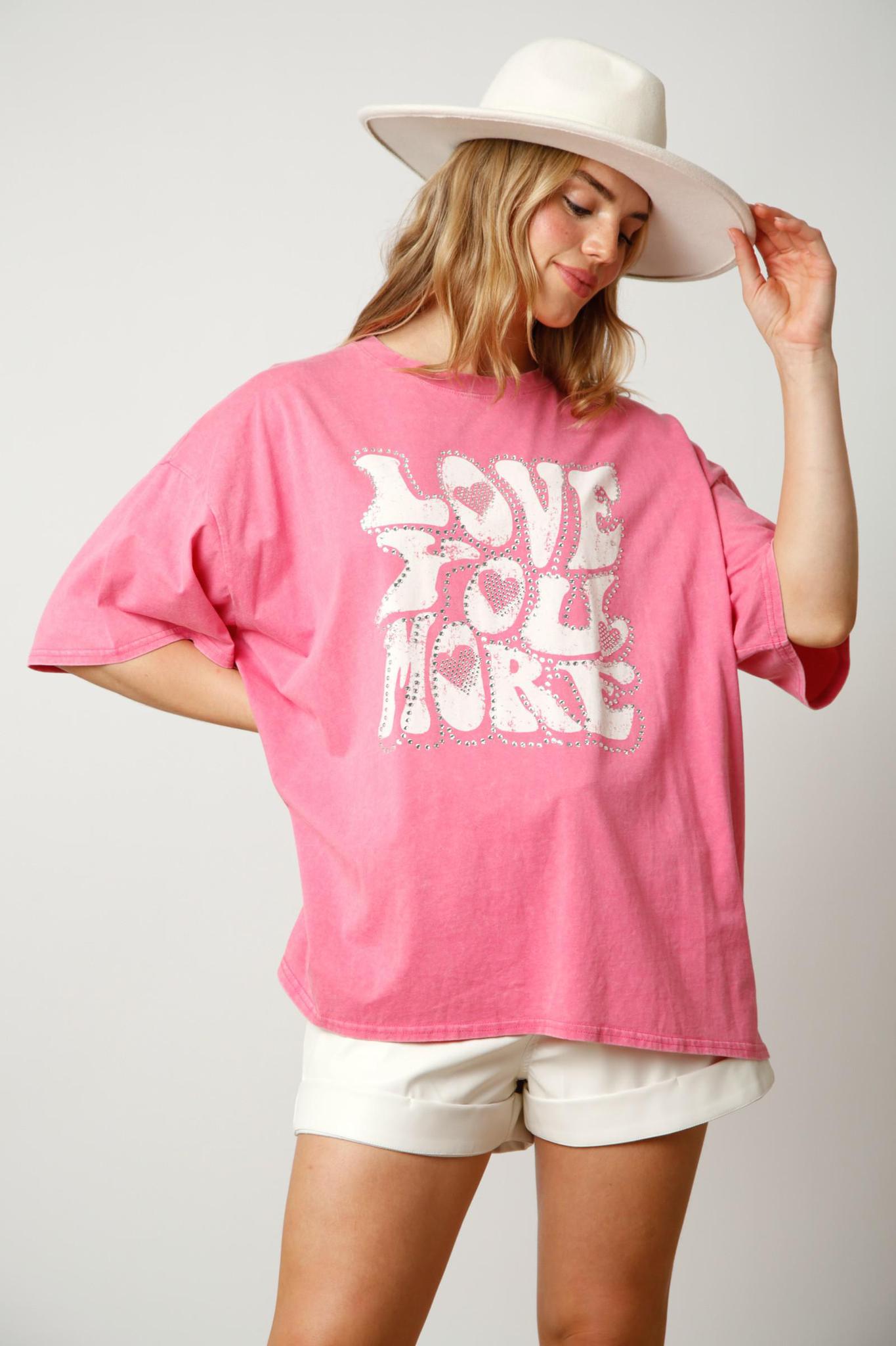 Love You More Acid Tee
