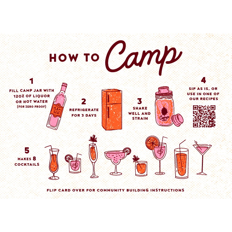 Hibiscus Ginger Lemon SUMMER CAMP gallon 128 OZ