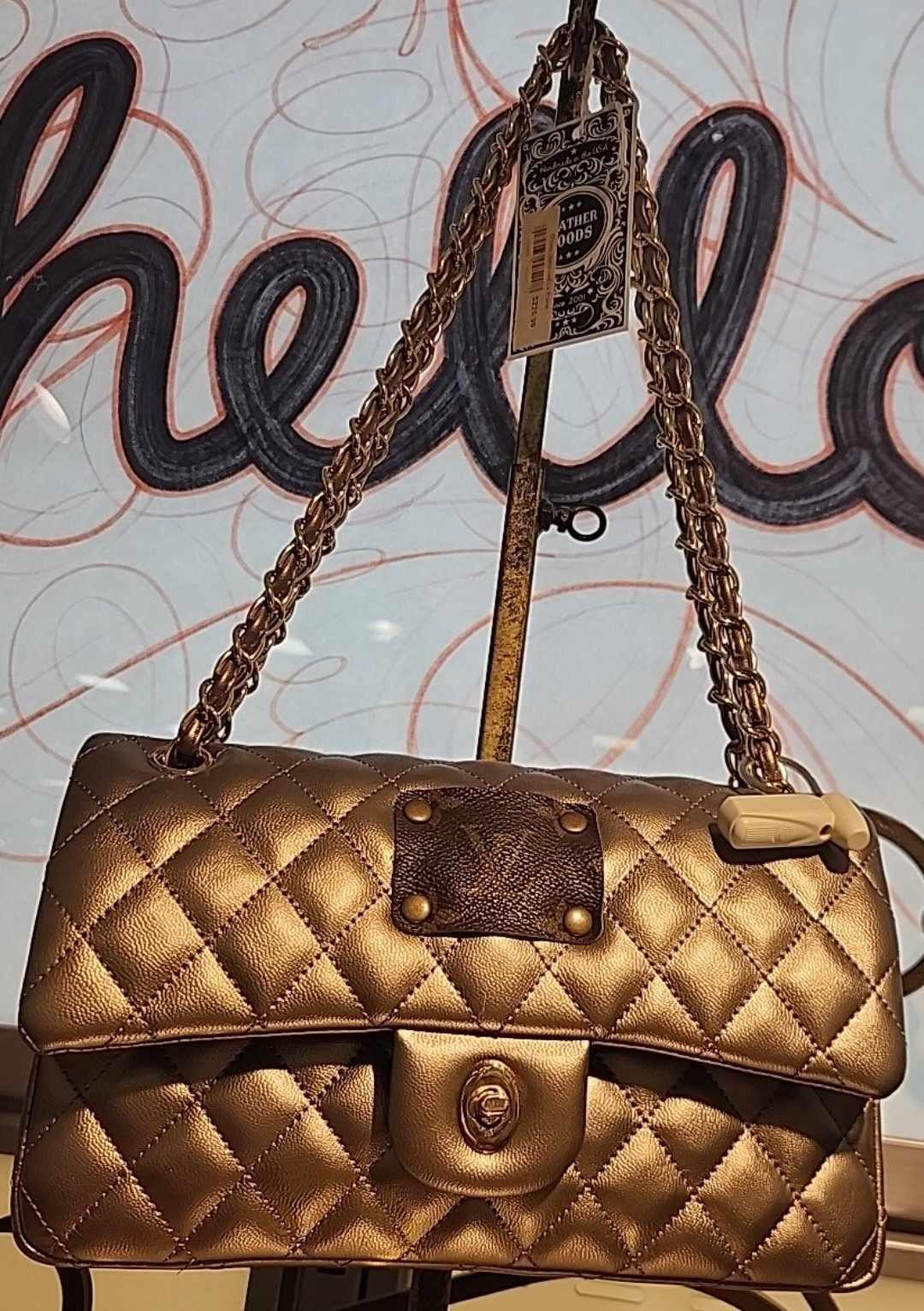 Chain Upcycled LV Purse