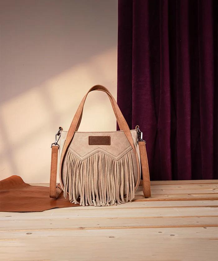 Wrangler Fringe Western Tote Bag