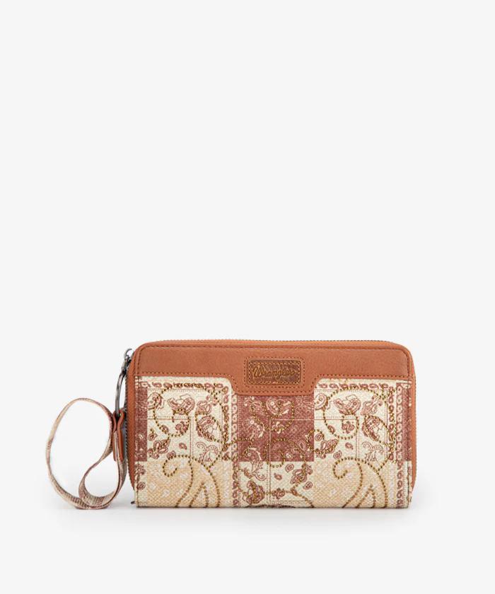 Wrangler Paisley Printed Wristlet