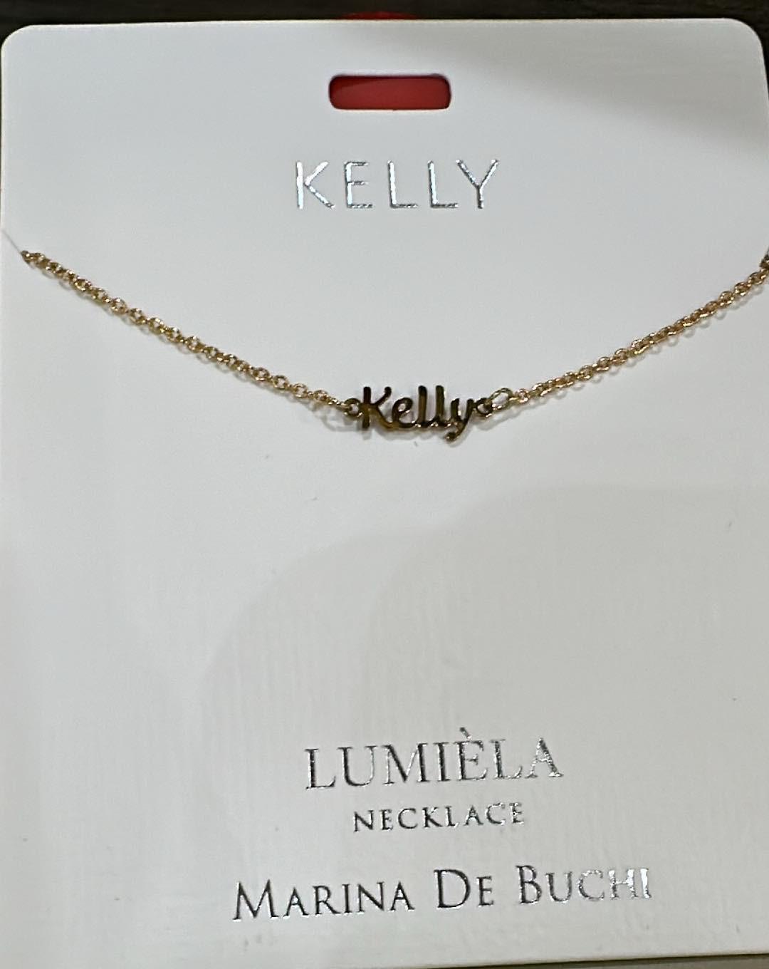 Lumiela Kelly Name Necklace
