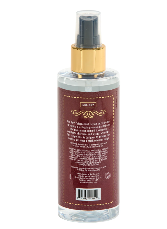 MAN BAR® Cologne Mist Exotic Musk & Sandalwood
