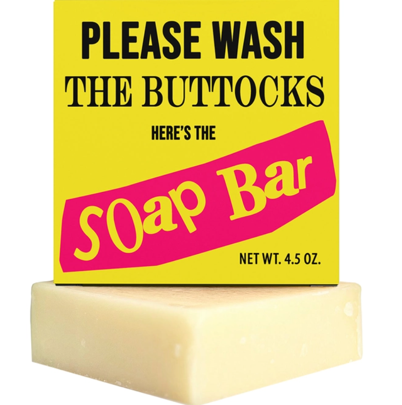 Please Wash Your Buttocks Punk Rock Soap