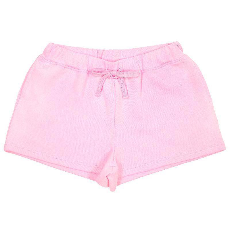 Pink Solid Shorts