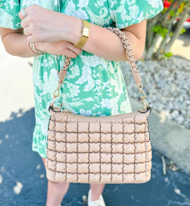 Jacqueline Puffer Shoulder Bag