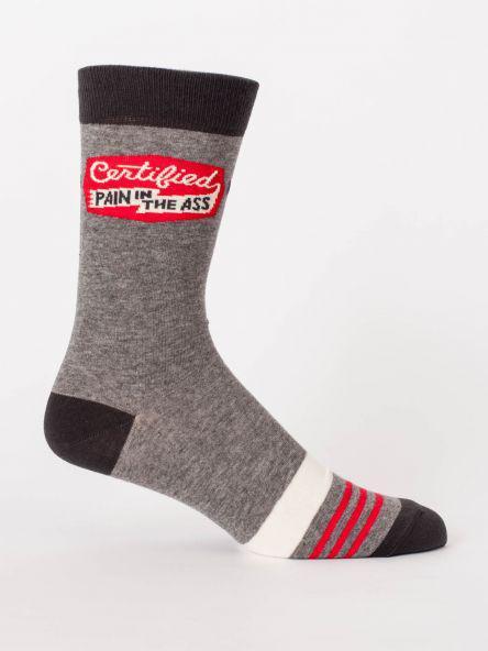 Certified Pain In The Ass Men's Crew Socks