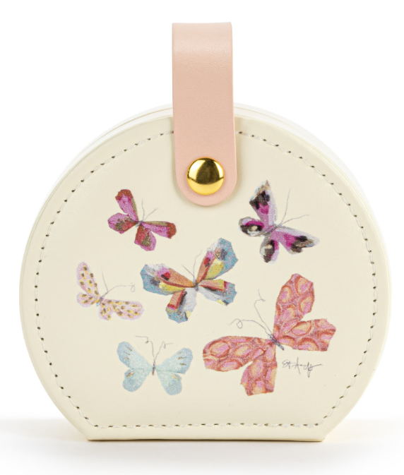 Travel Butterfly Jewelry Case