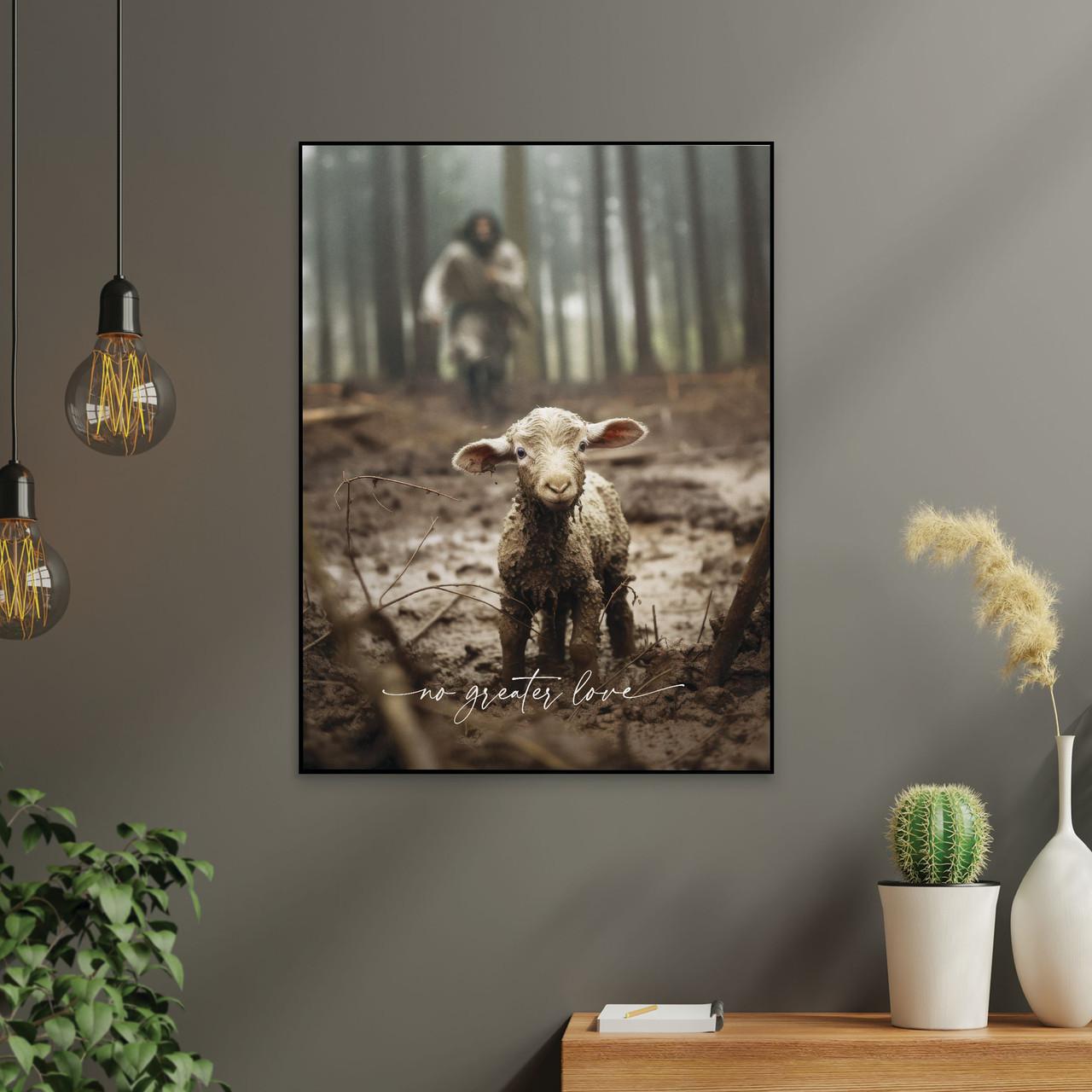 I Am Found Collection Art Print - Lamb