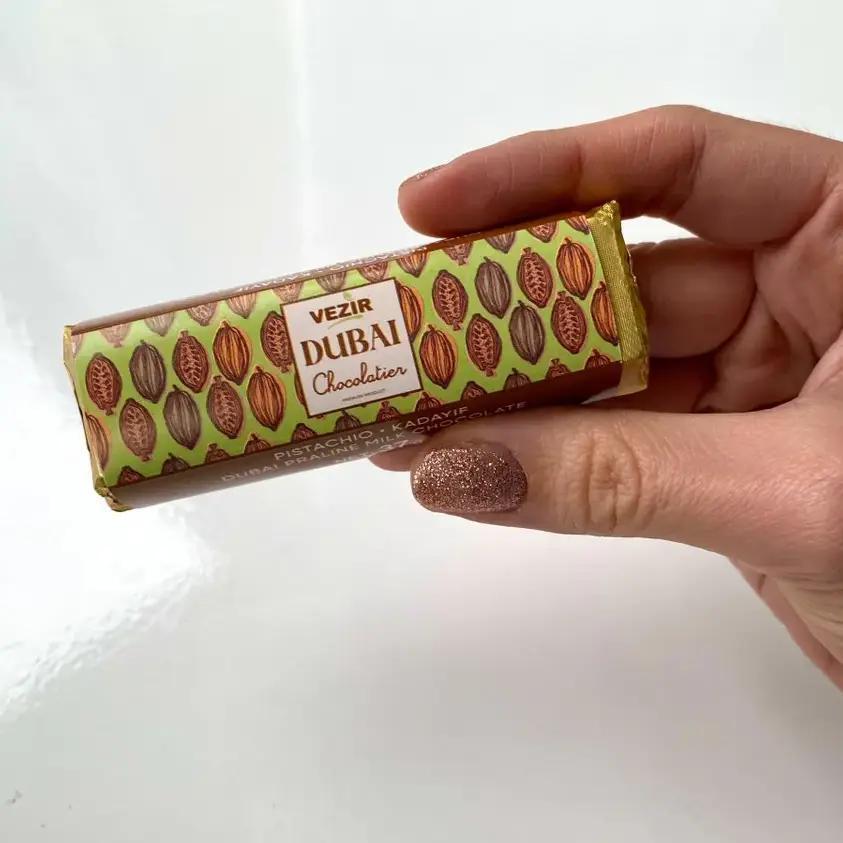 Pistachio Praline Dubai Chocolate Bar - 37g