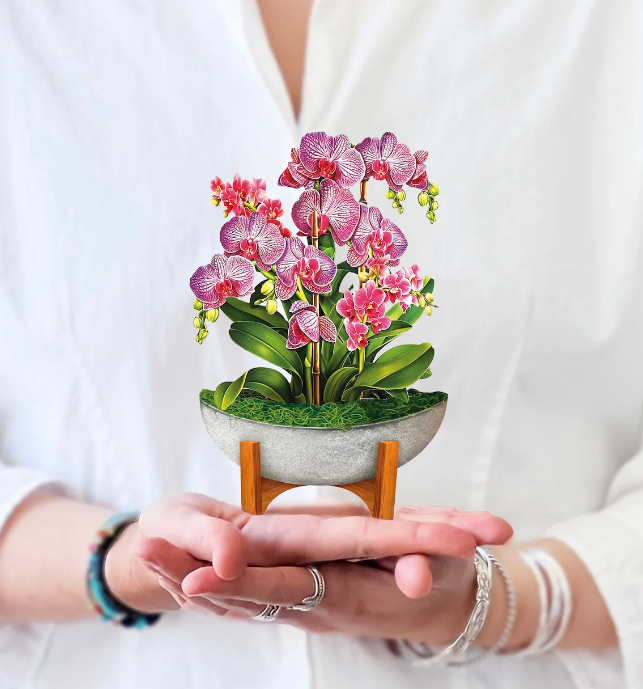 Mini Orchid Oasis Pop-Up Card