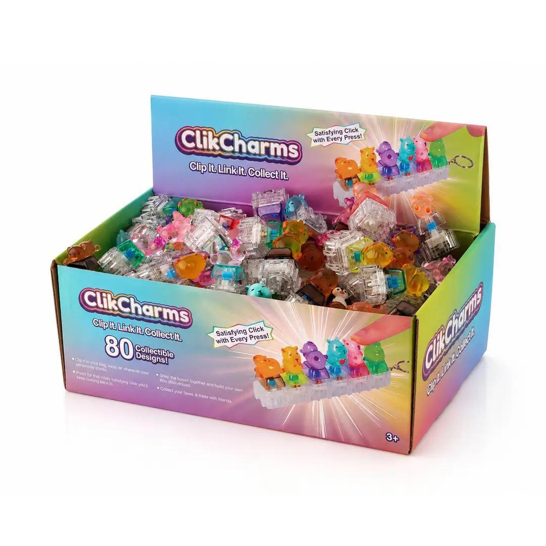 Clikcharms Fidget Keyboard Clicker Keychain