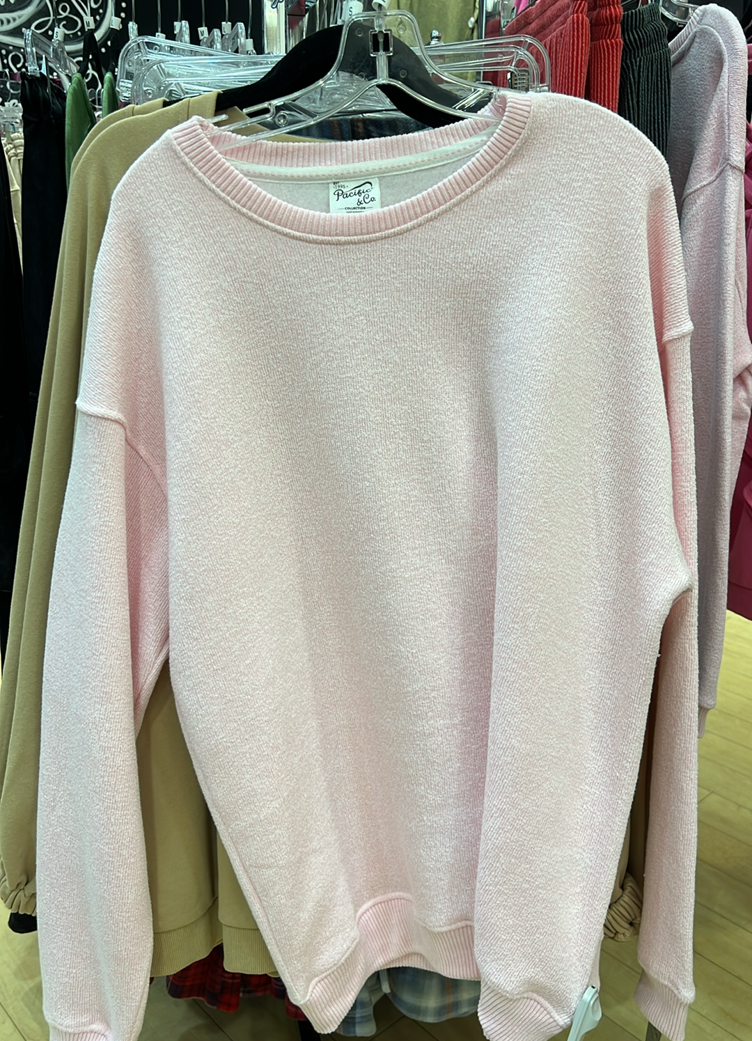 Ice Pink Crew Sweatshirt